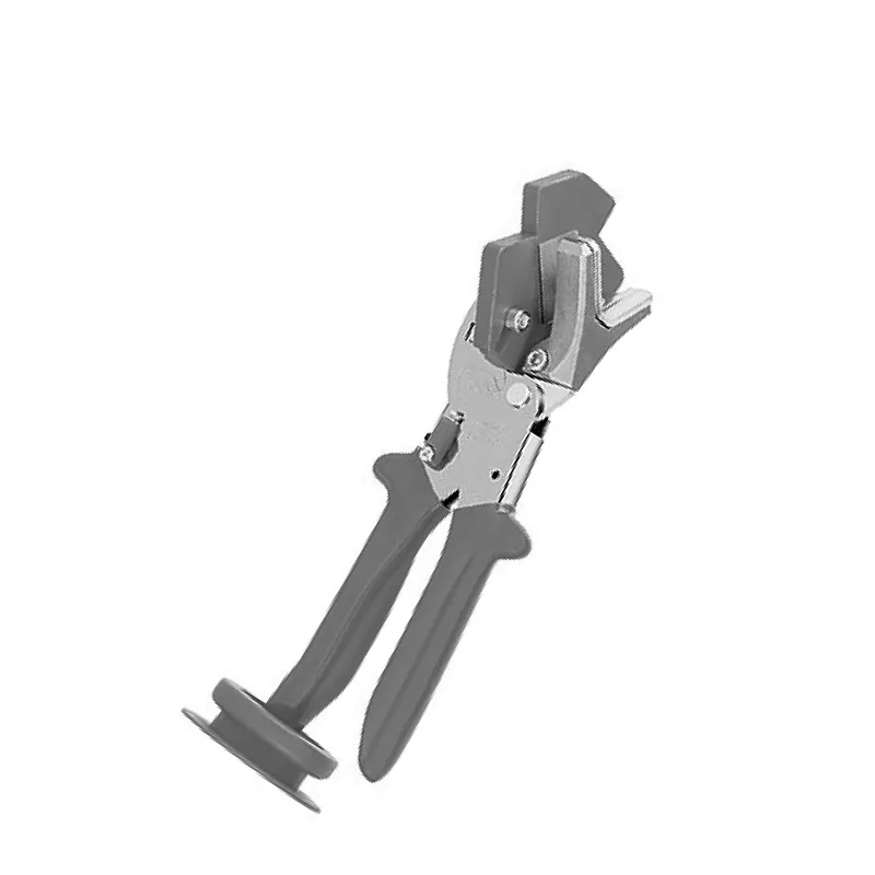 Ciseaux professionnels "2-en-1" pour coupe des joints en V, avec roulette de pose de joints intégrée.