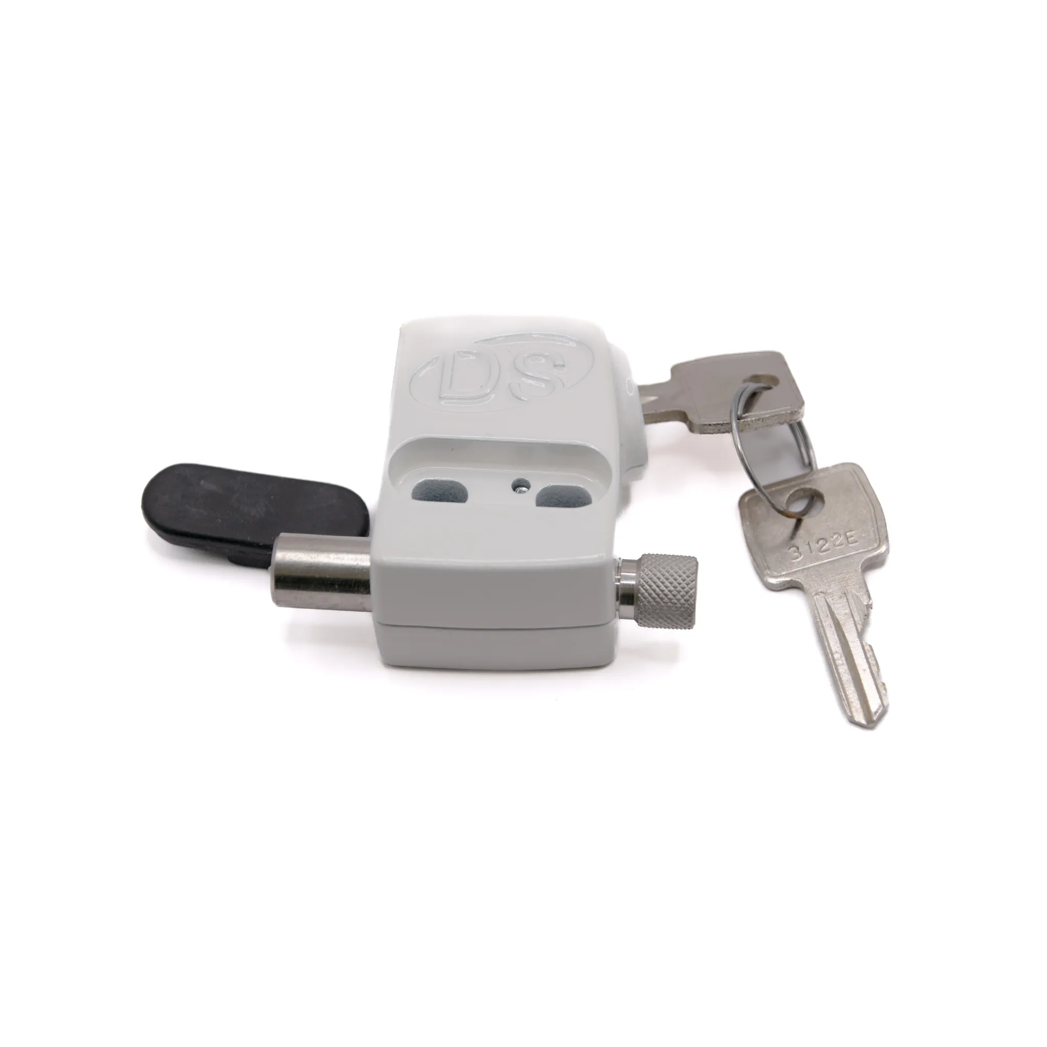 Verrou de securité pour baie coulissante, verrou à clé, semi automatique - 4 Couleurs - 2 Longueurs Utiles – Image 2